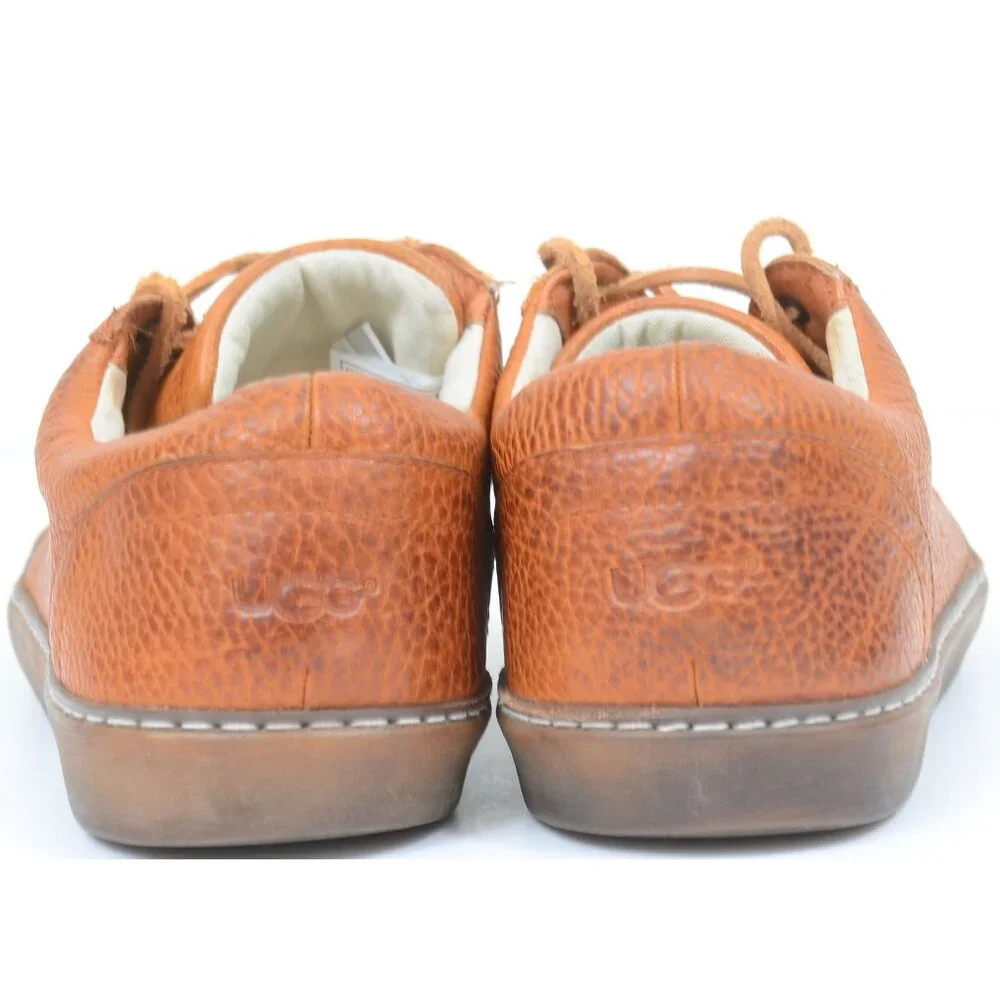 UGG Australia Men's 10.5M Kolman Leather Sneaker Low-top Lace Up Preppy Nautical